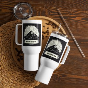 Misti Media Logo Travel Mug